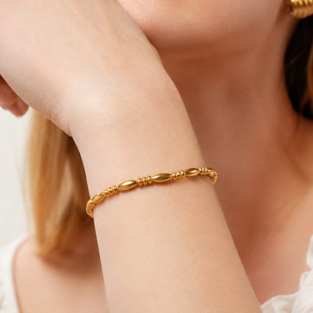 Marquise Beaded Bangle