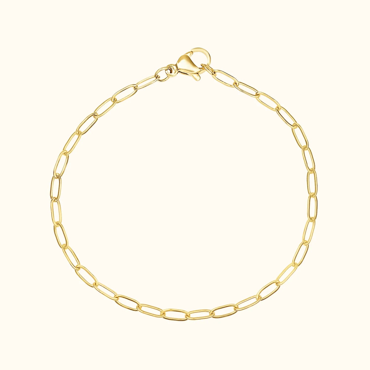 Paperclip chain bracelet