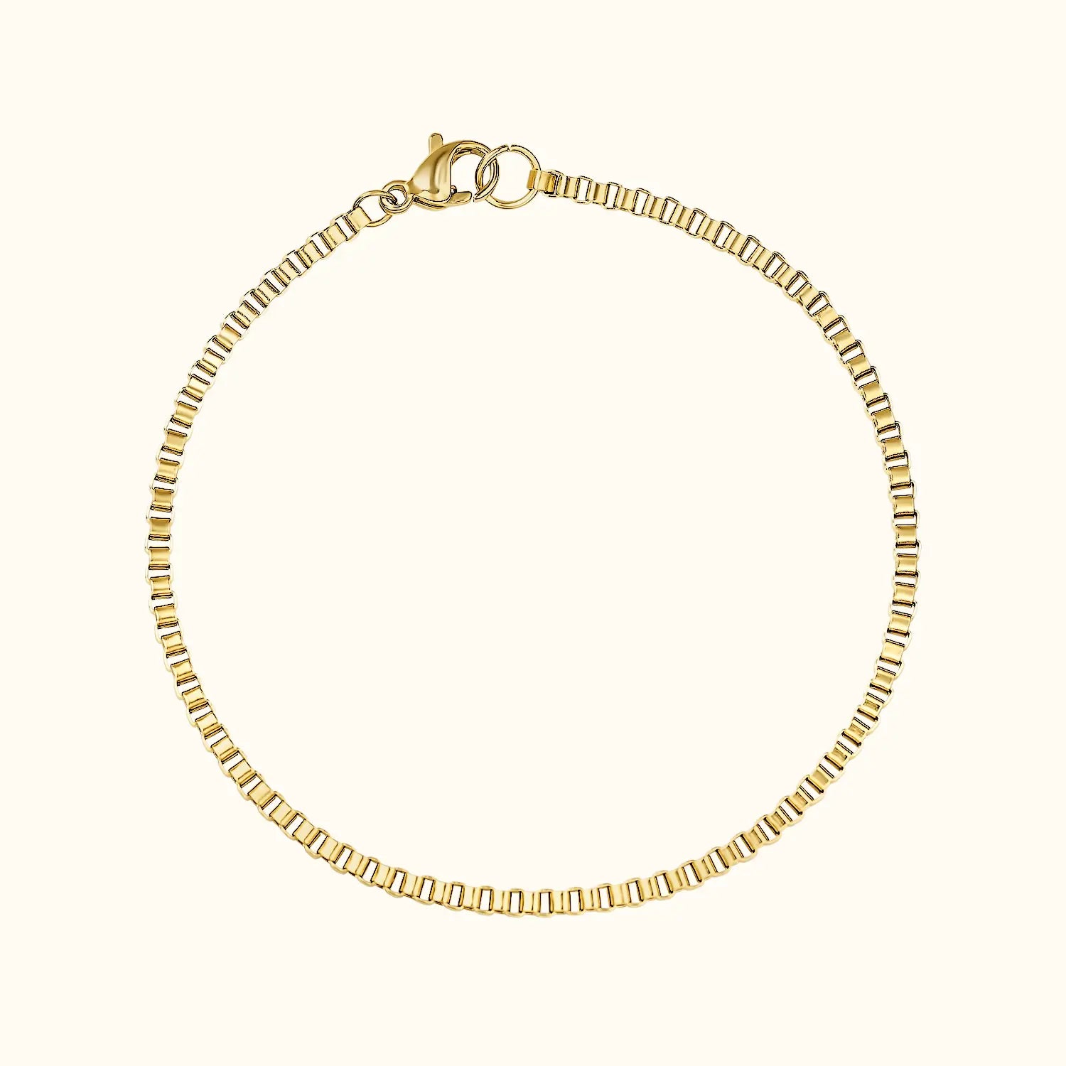 Box chain bracelet