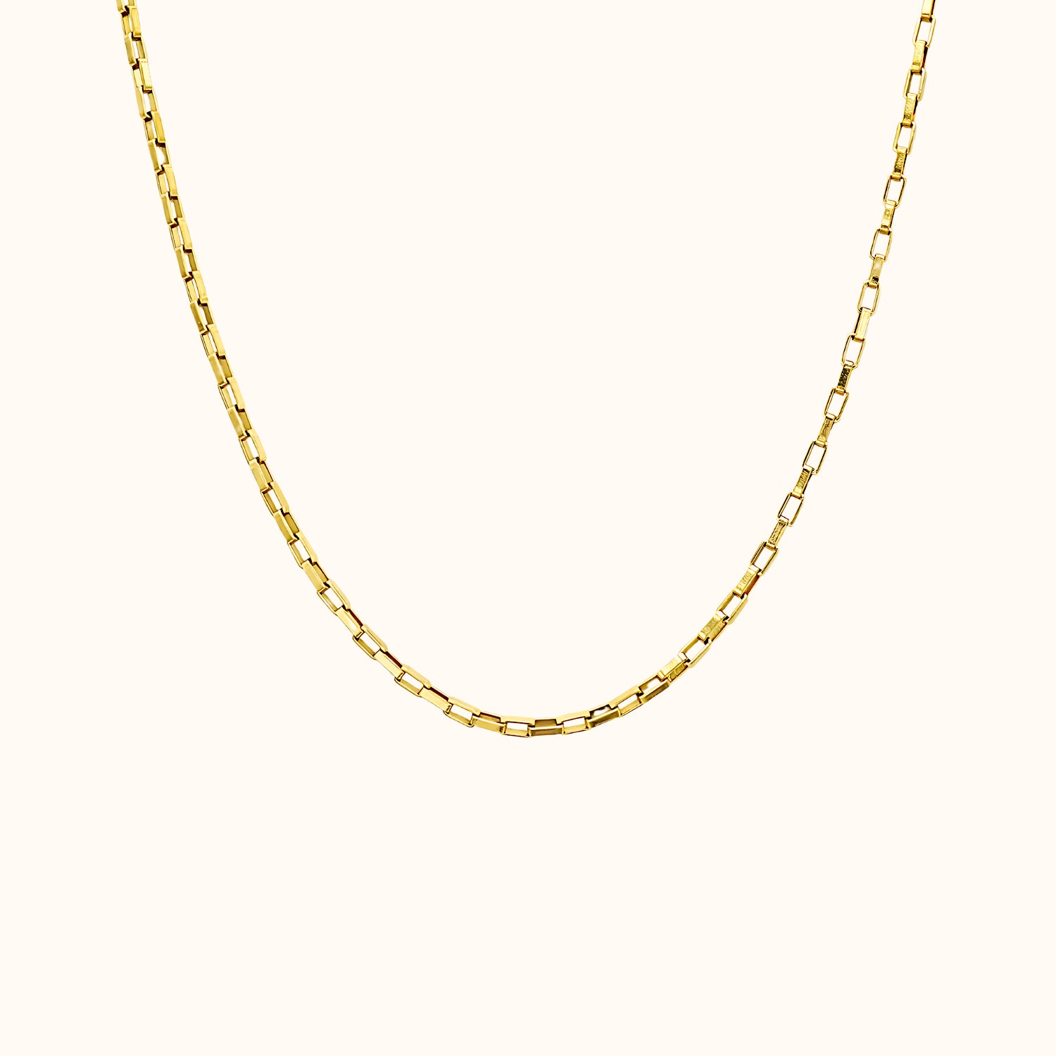 Lattice Link Chain Necklace