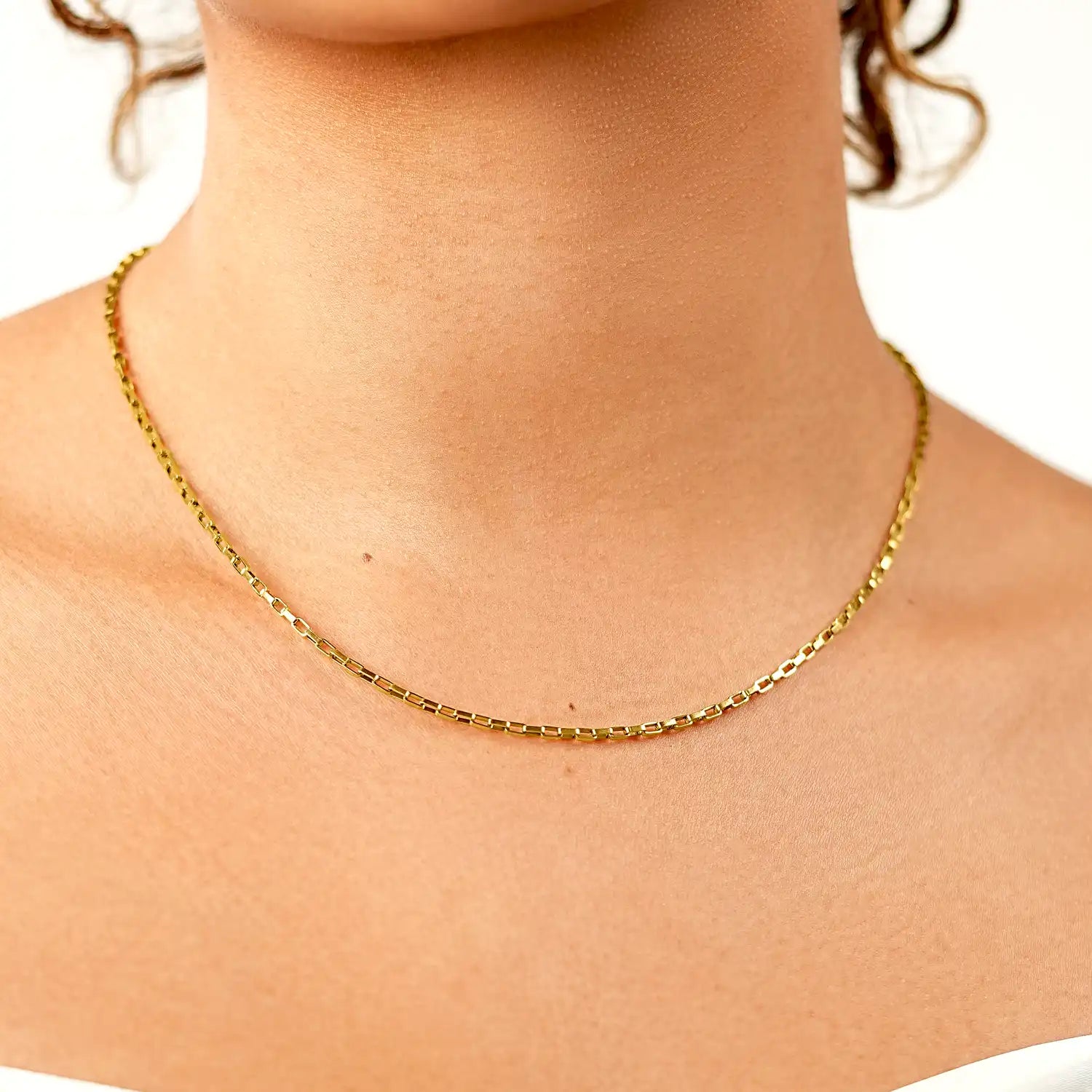 Lattice Link Chain Necklace