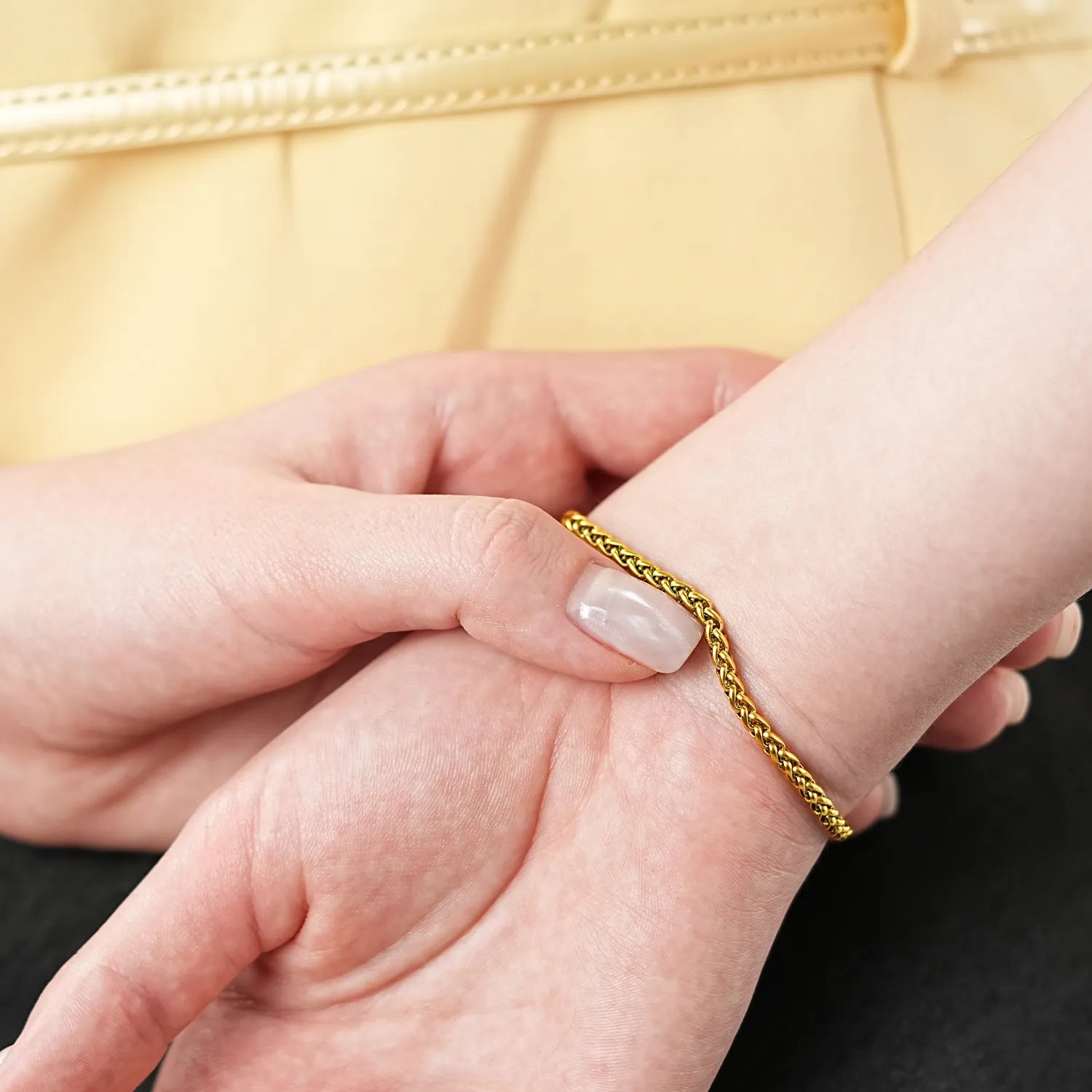 Wheat chain bracelet
