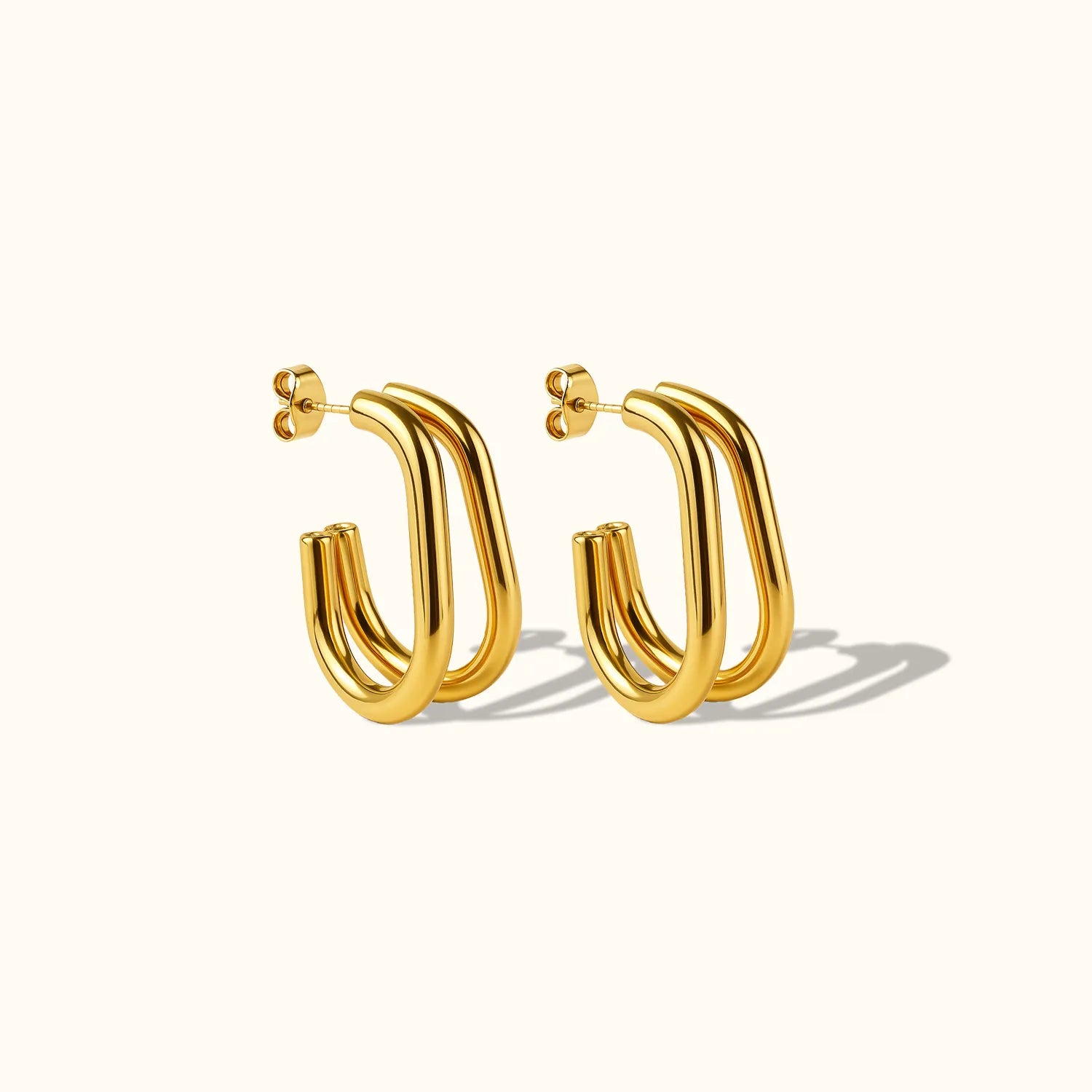 Double Curve Earrings