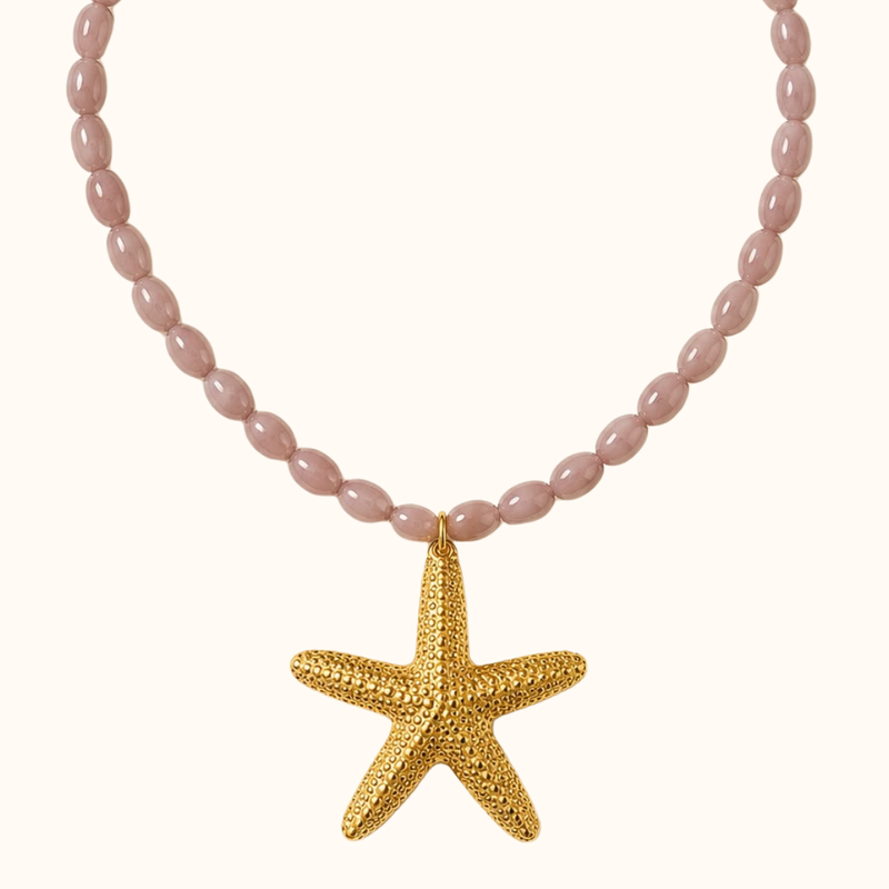 Coastal Star Beaded Necklace