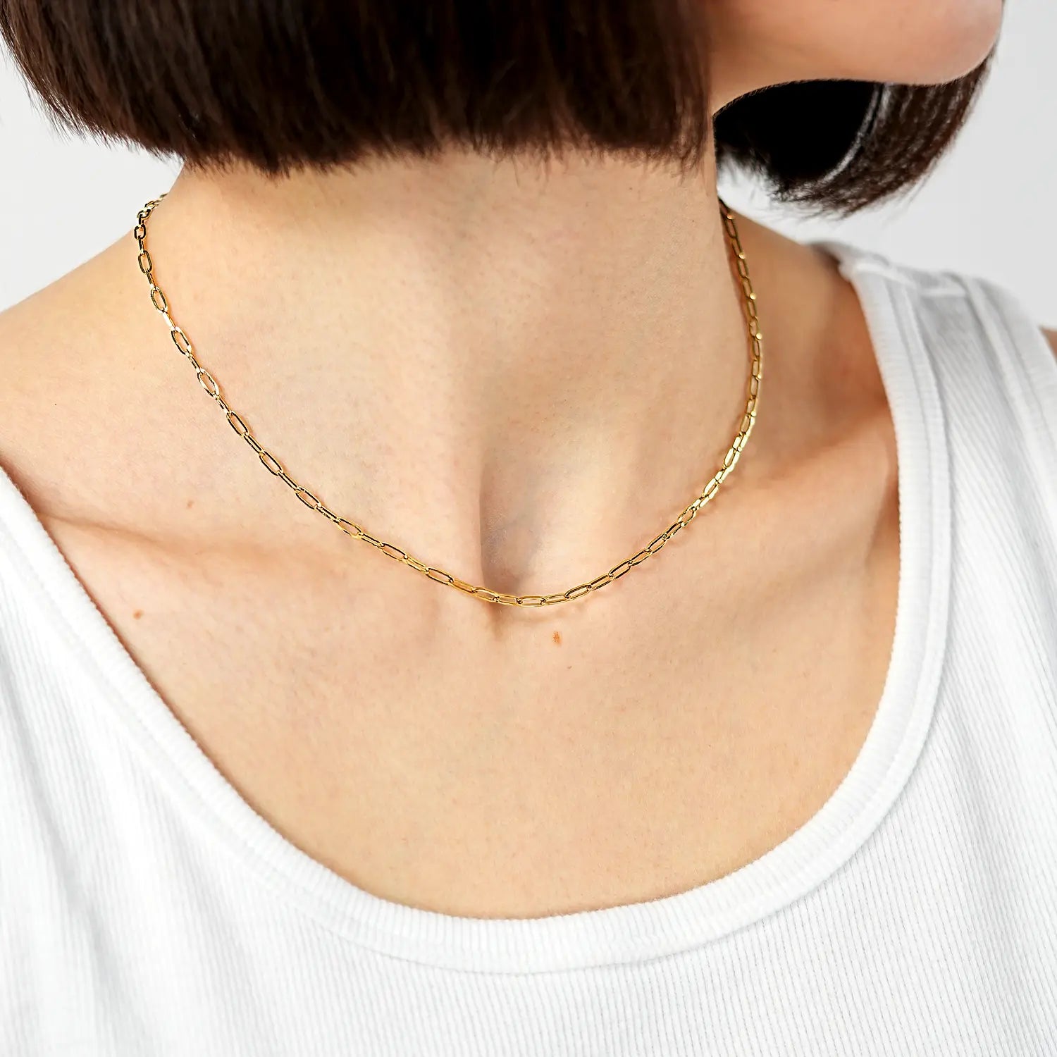 Paperclip Chain Necklace
