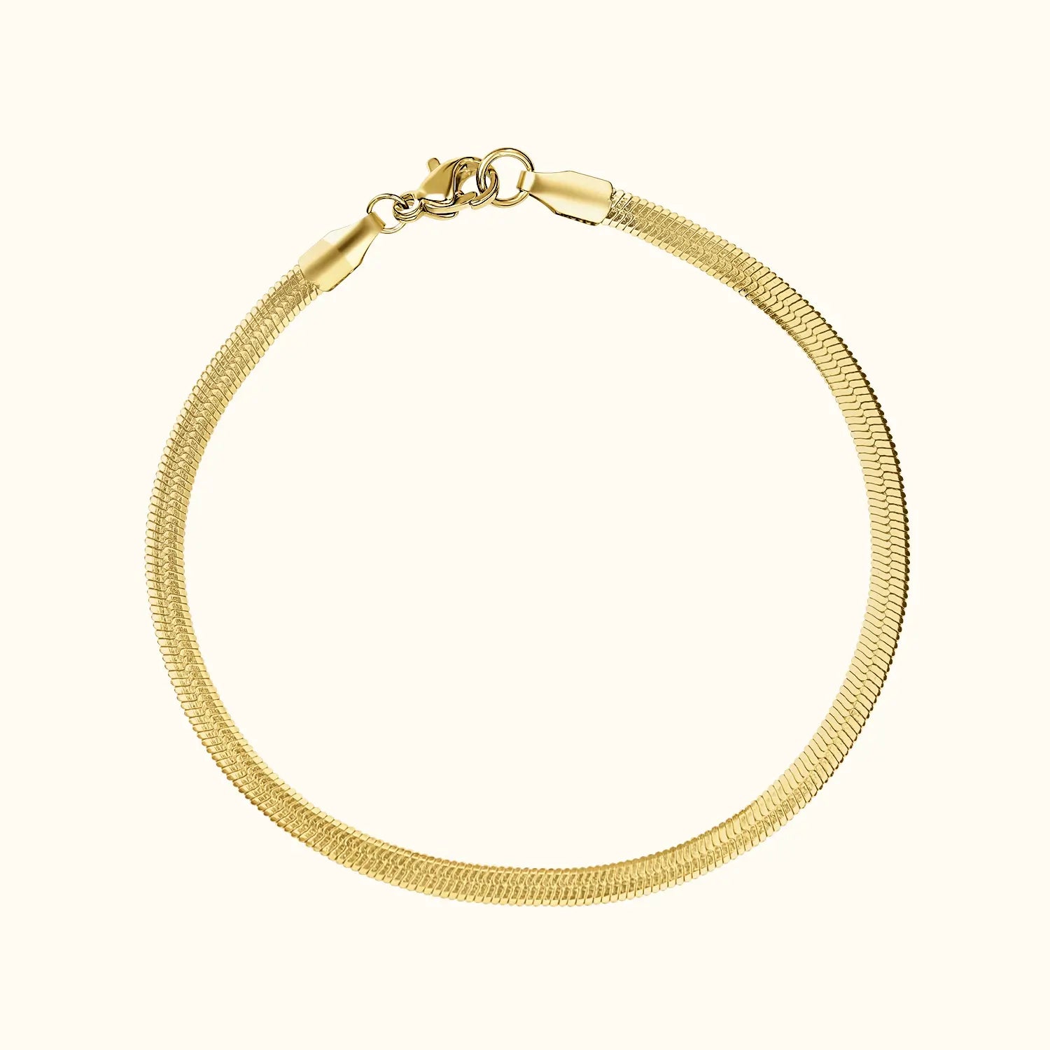 Herringbone chain bracelet