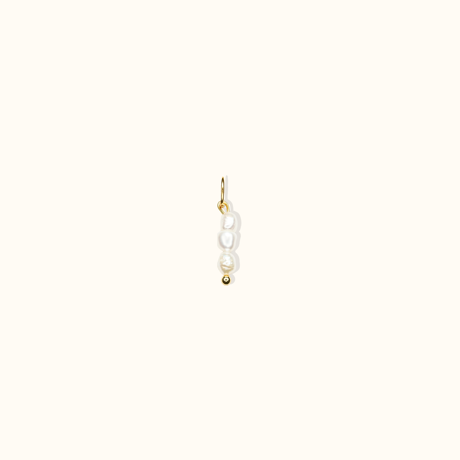 Baroque Pearl Trio Charm