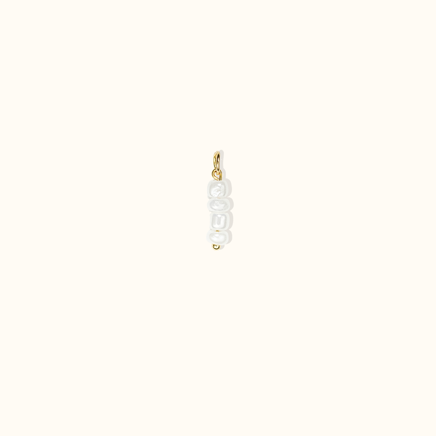 Frosted Pearl Charm