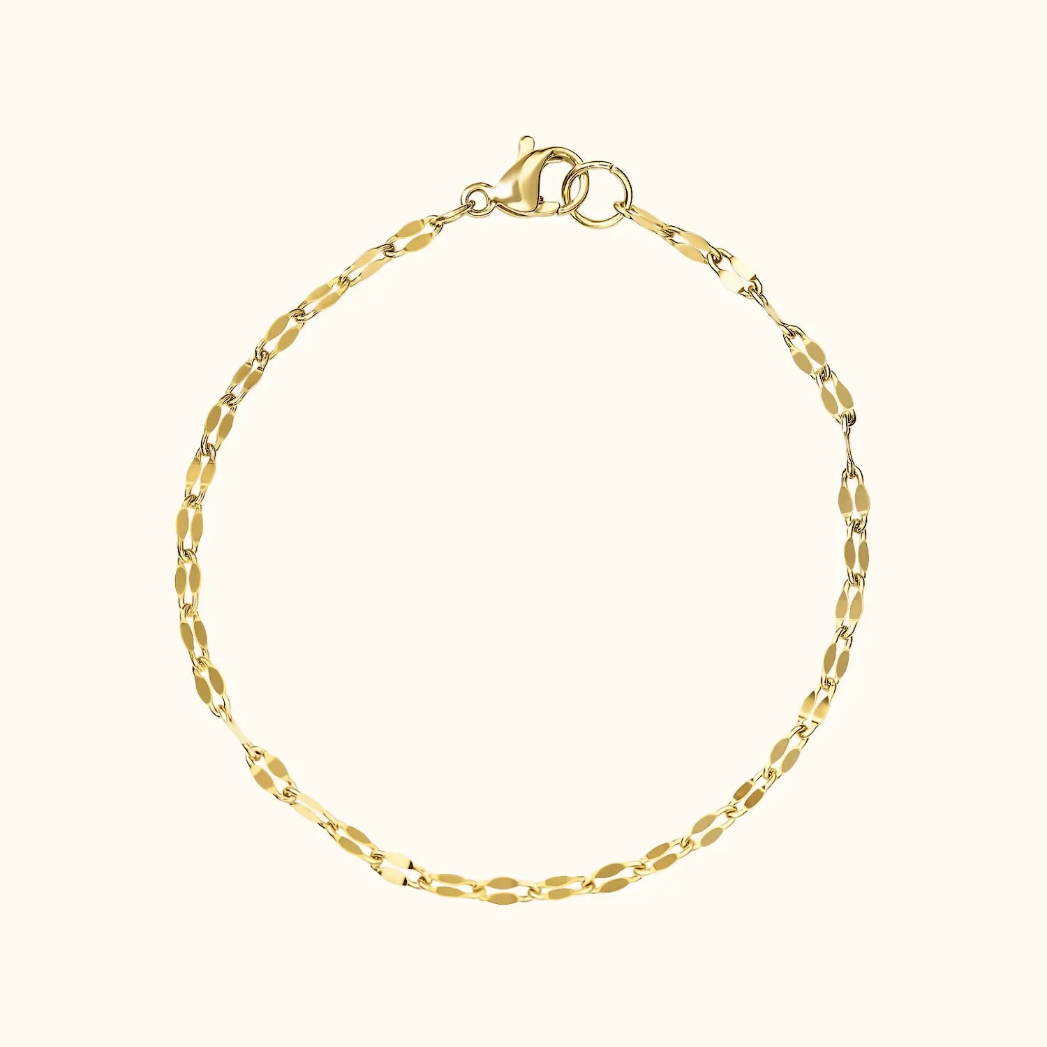 Lip chain bracelet
