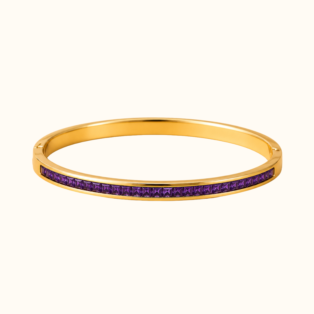 Lilac Line Bangle