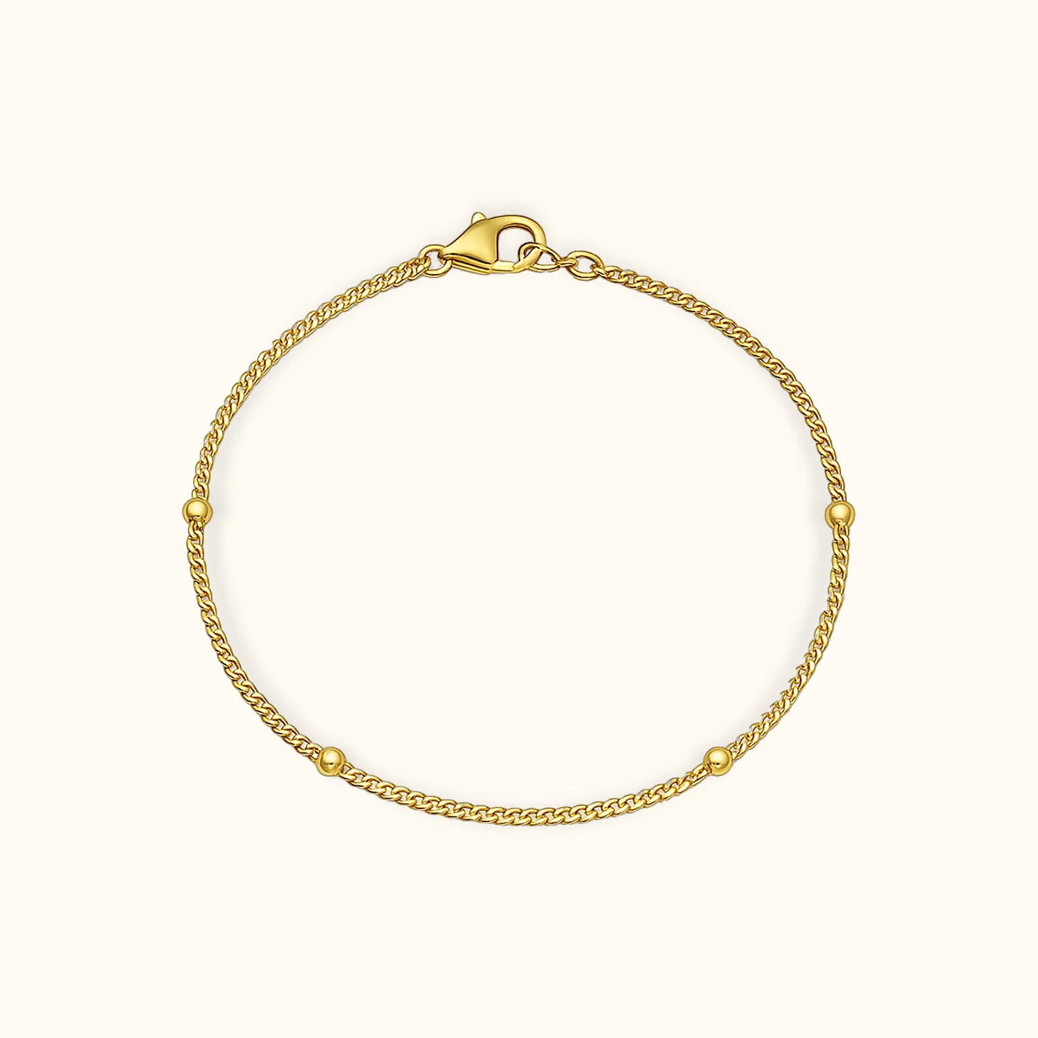 Pebble chain bracelet