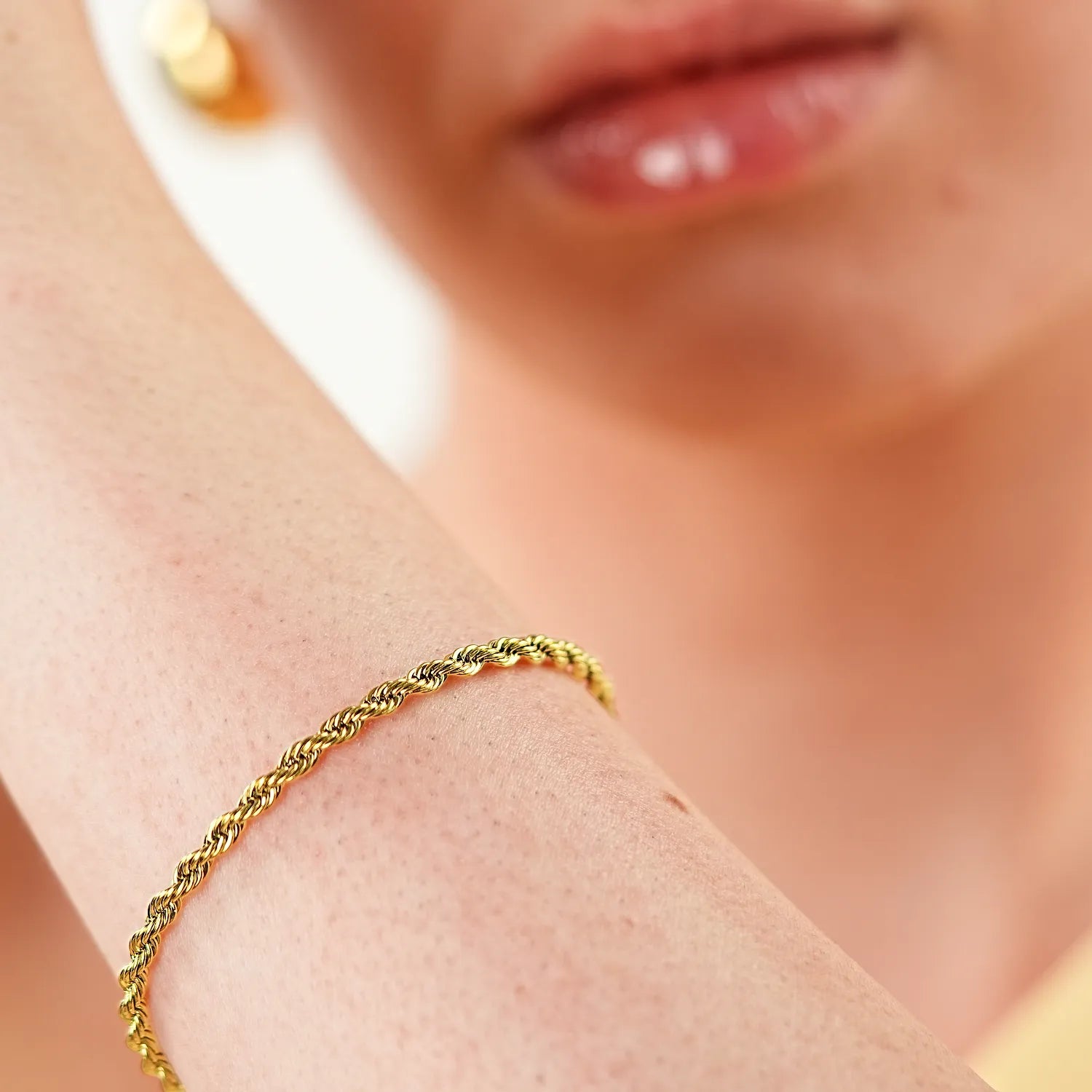 Rope chain bracelet