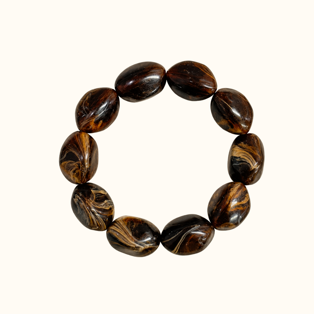 Sepia Beaded Bracelet