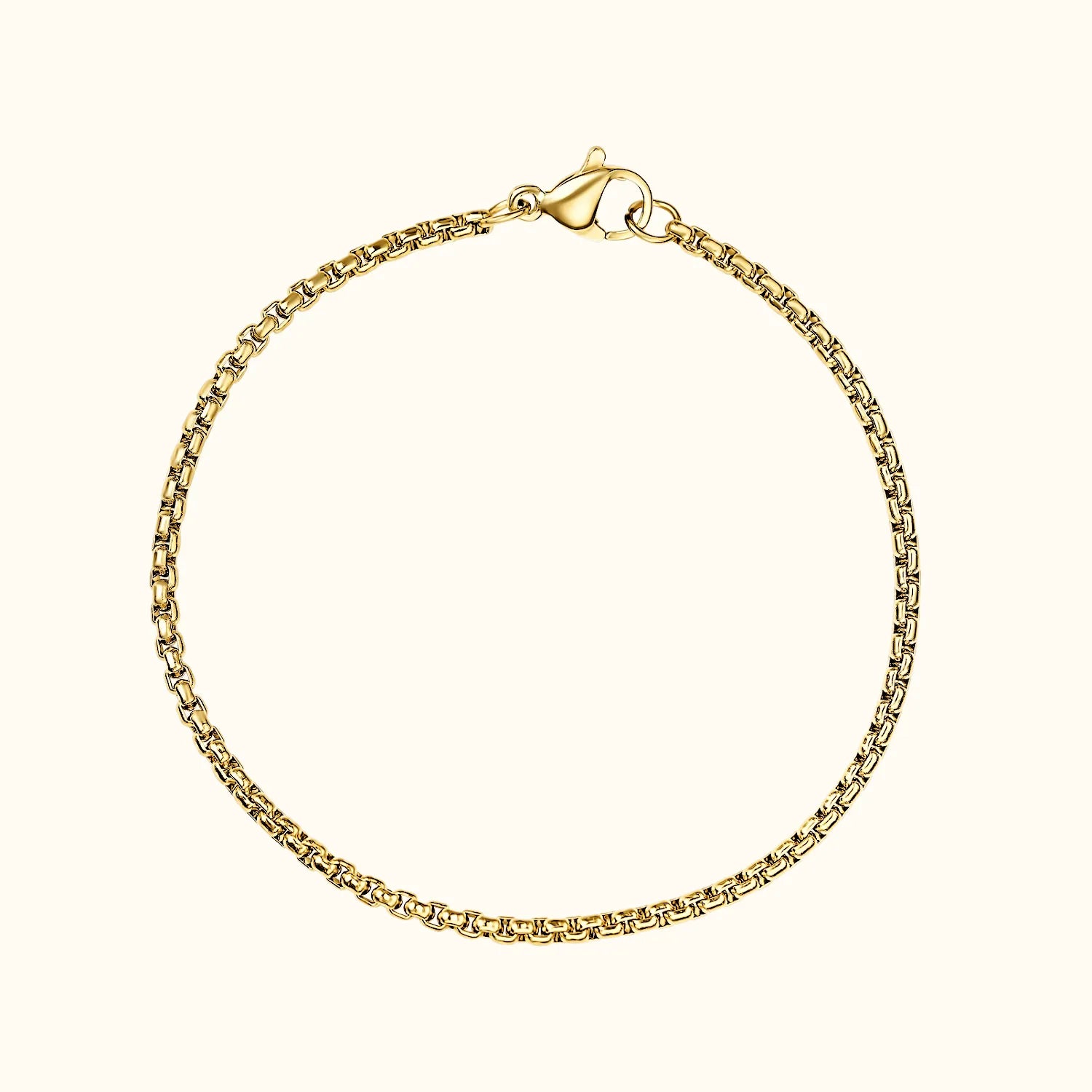 Smooth Box chain bracelet